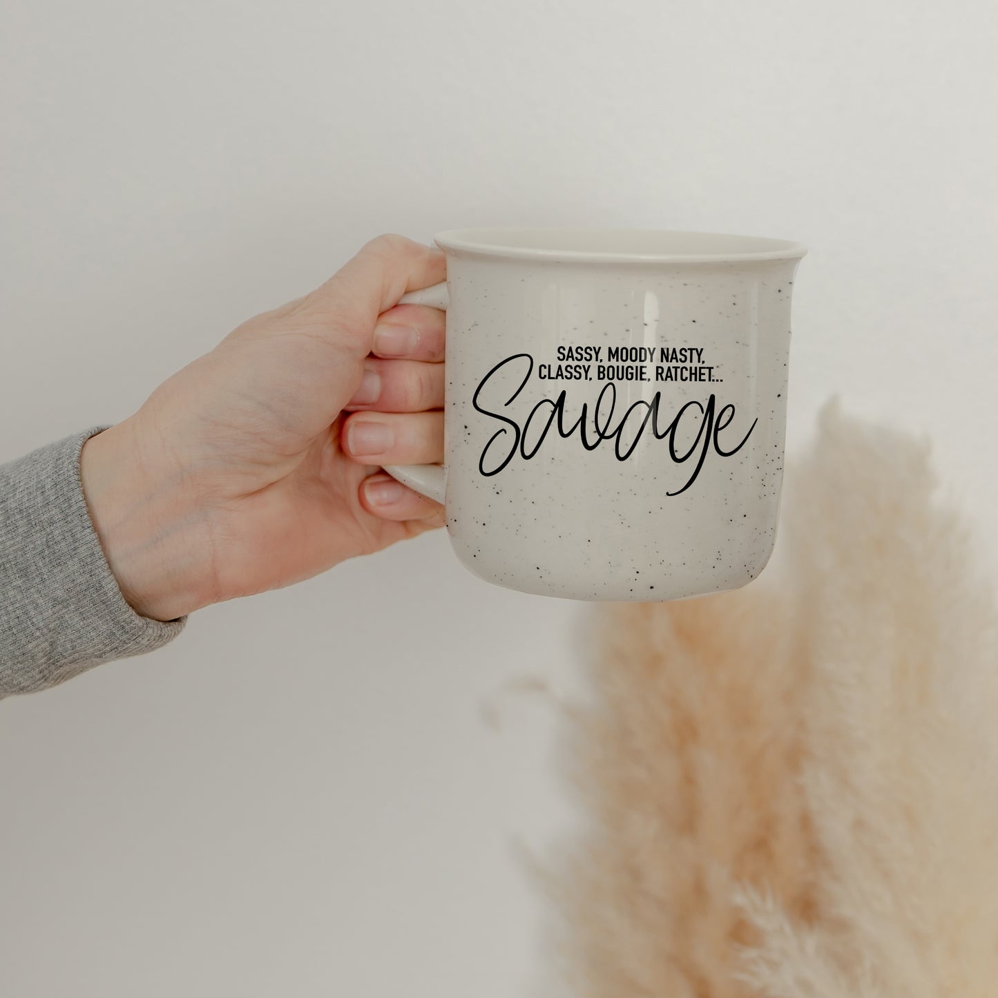Mothers Day Gift + Mom Boss Gift Ideas, Mother Hustler Ceramic Coffee Mugs Double-Sided